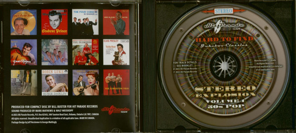 4. Bild von Various - Hard To Find Jukebox Classics: Vol.1 - 50s Pop (CD)