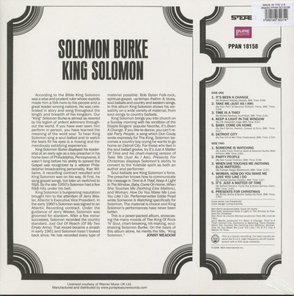King Solomon (LP, 180g Vinyl)