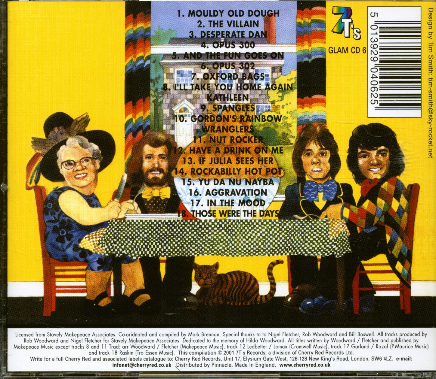 LIEUTENANT PIGEON CD Singles Collection (CD) Bear Family Records