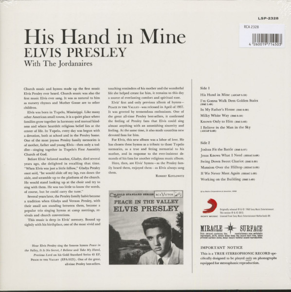 His Hand In Mine (LP, 180g Vinyl, Ltd.)