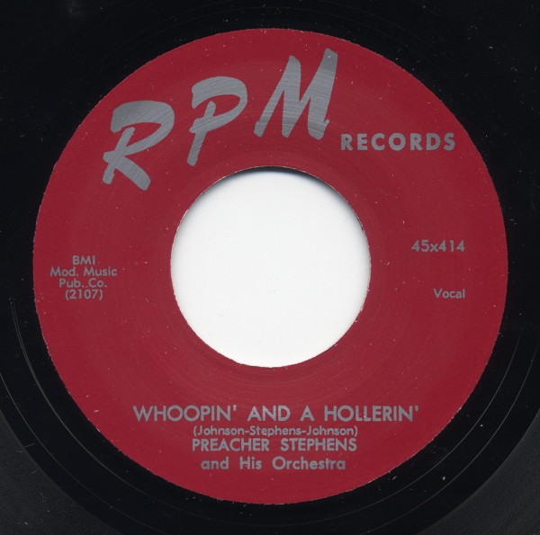 Whoopin' And A Hollerin' b-w So Far Away 7inch, 45rpm