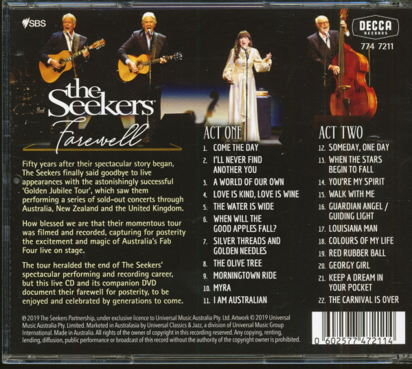 Farewell - The Golden Jubilee Australian Farewell Tour 2013 (CD)