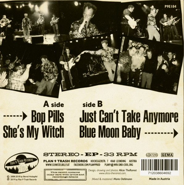 Bop Pills (7inch, EP, 33rpm, PS)