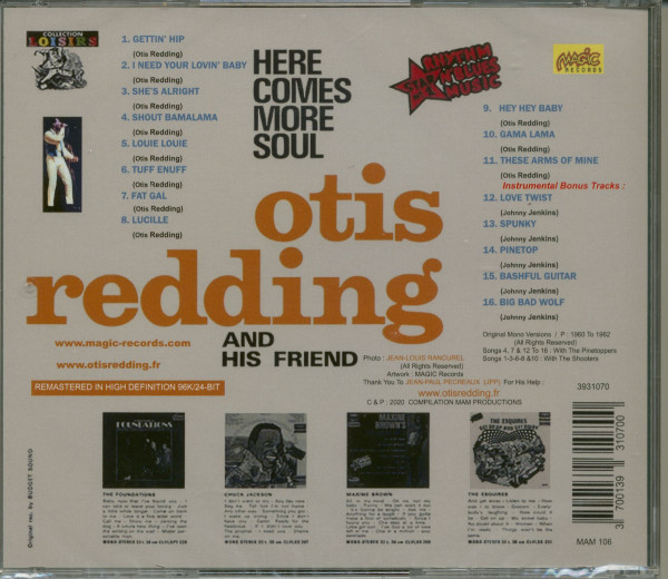 Otis Redding & His Friend (CD)