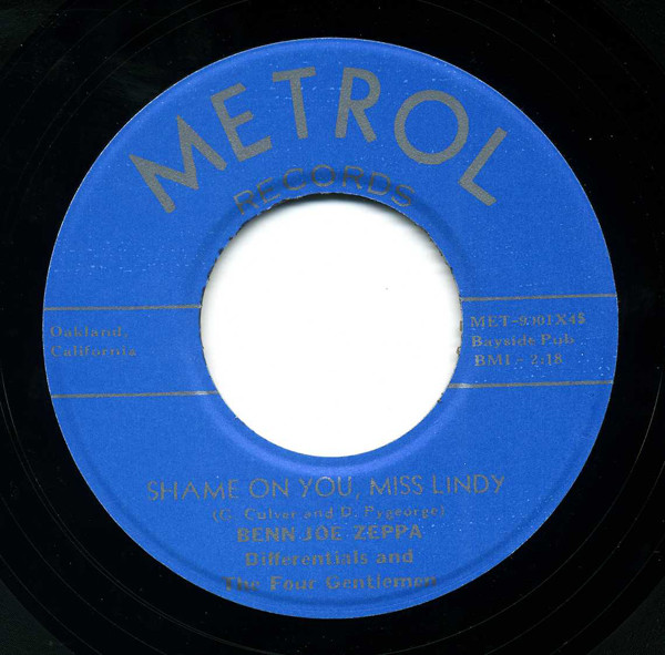 Terry Lou - Shame On You Miss Lindy (7inch, 45rpm)
