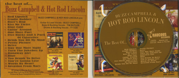 The Best Of Buzz Campbell & Hot Rod Lincoln (CD)