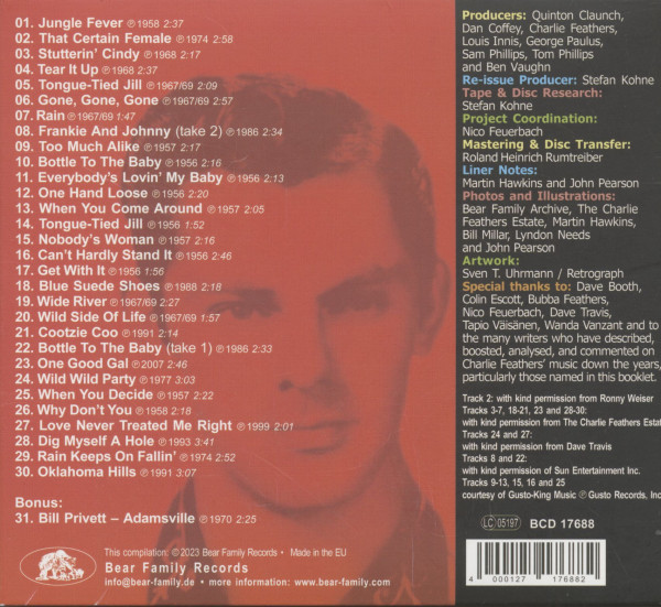 Charlie Feathers - Rocks (CD)