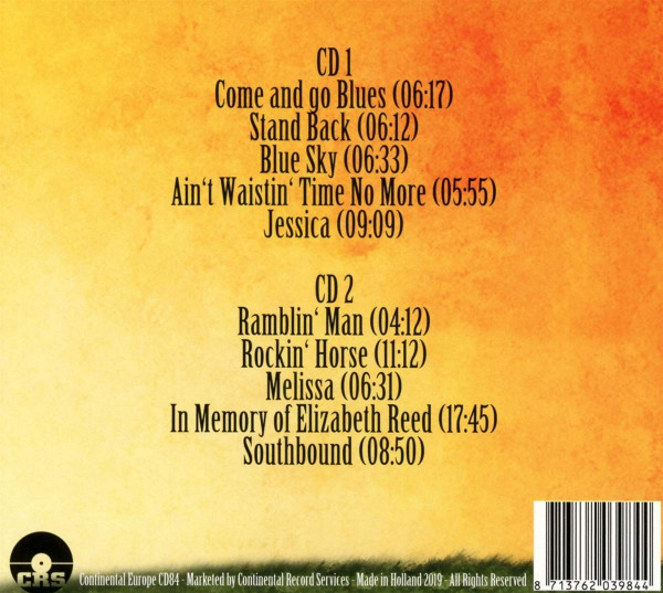 Plays The Allman Brothers Band (2-CD)