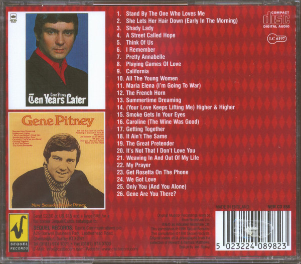 Ten Years Later - The New Sounds Of Gene (CD)