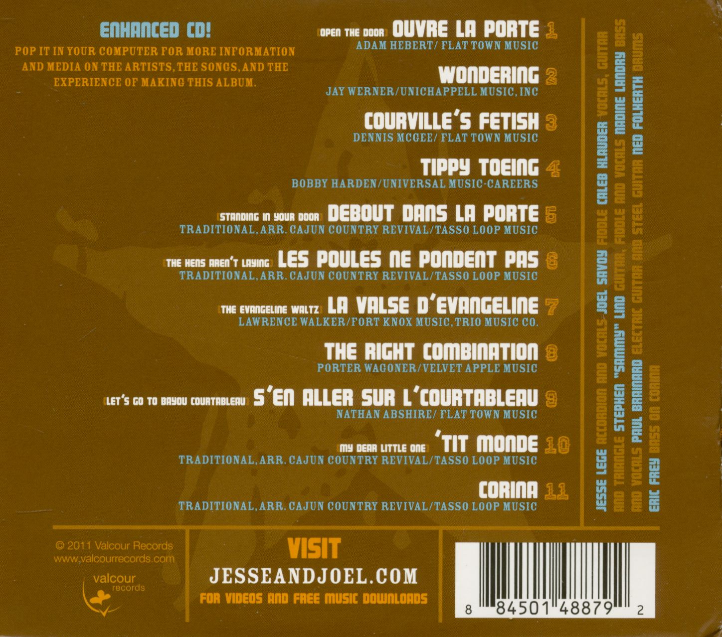 Jesse Lege & Joel Savoy & Cajun Country Revival The Right Combination (CD)