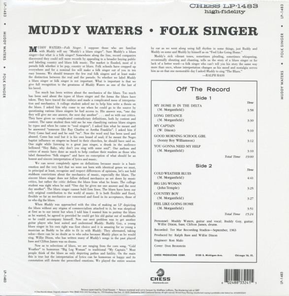 Folk Singer (LP, 180g Vinyl)