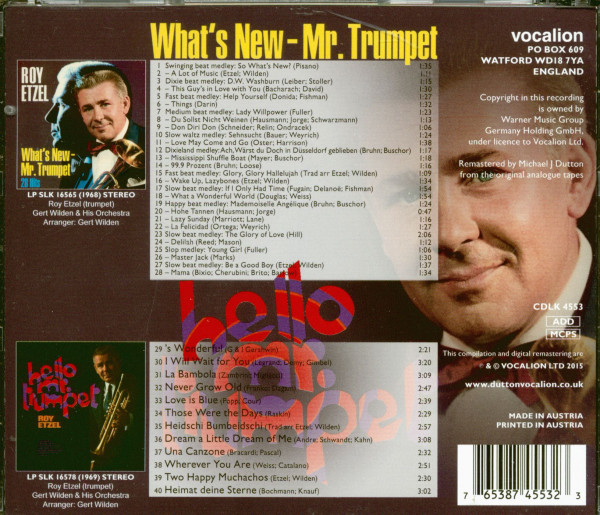 What's New Mr. Trumpet + Hello Mr. Trumpet (CD)