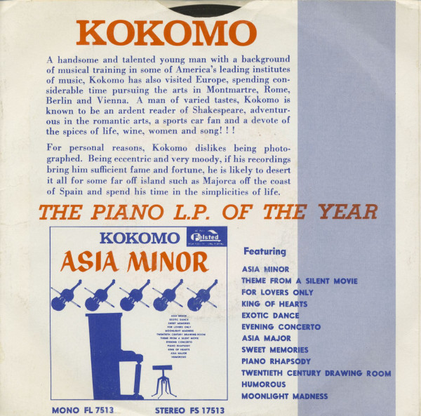 Theme From A Silent Movie - Humorous (7inch, 45rpm, PS)