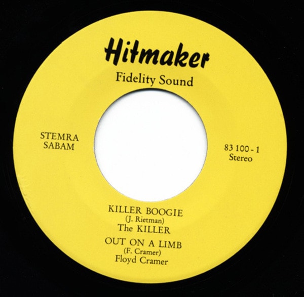 Hitmaker Fidelty Sound-Killer Boogie 7inch, 45rpm, EP