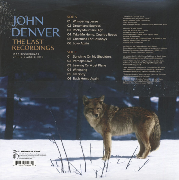 The Last Recordings - 1996 Recordings of His Classic Hits (LP, colored Vinyl)