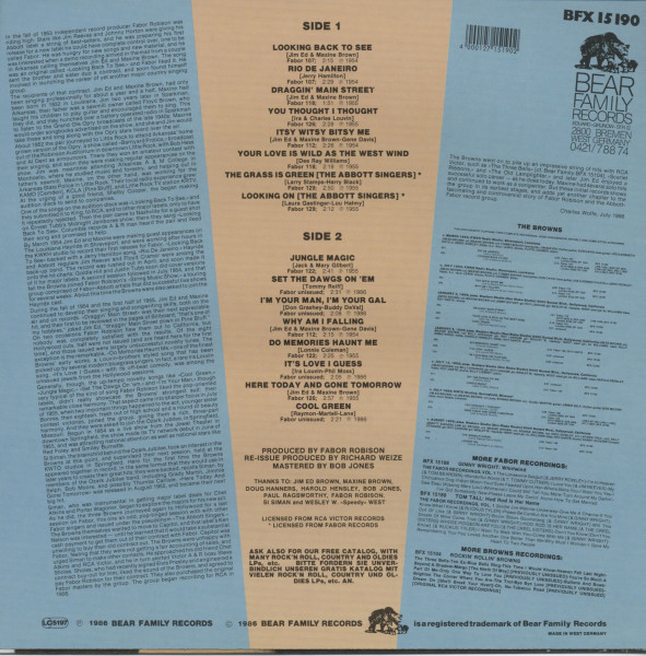 Looking Back To See (LP)