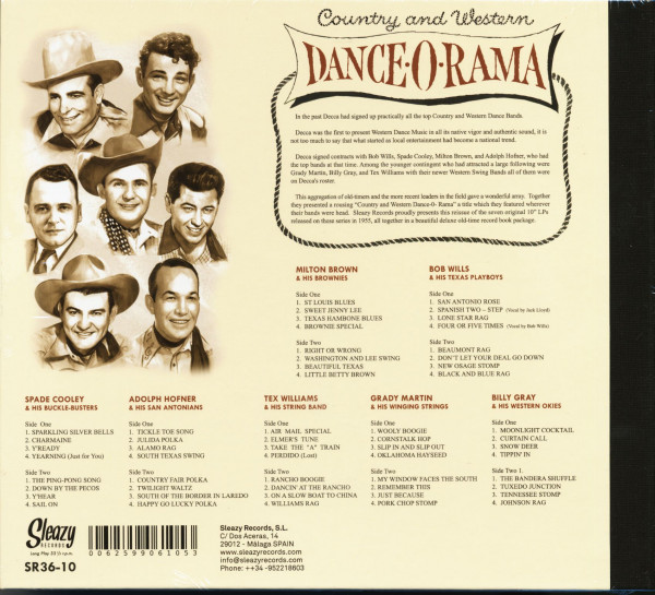 Country and Western Dance-O-Rama - The Complete Works (7-LP, 10inch, Deluxe Album)