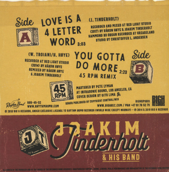 Love Is A 4 Letter Word - You Gotta Do More (7inch, 45rpm, PS)
