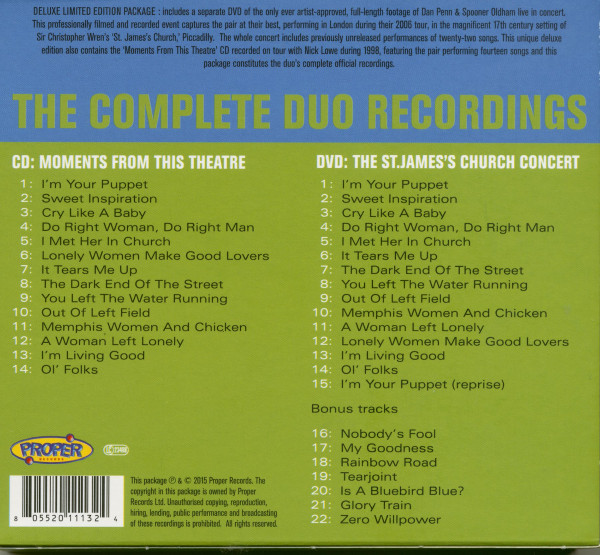 The Complete Duo Recordings (CD + DVD)