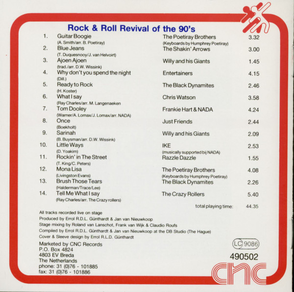 Rock & Roll Revival Of 90's (CD)