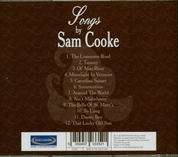 Songs By Sam Cooke (CD)