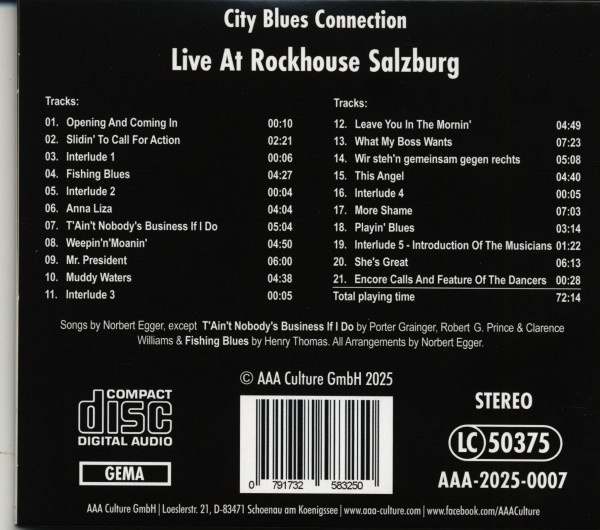 Live At Rockhouse Salzburg (CD)