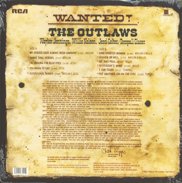 WANTED! The Outlaws (LP)