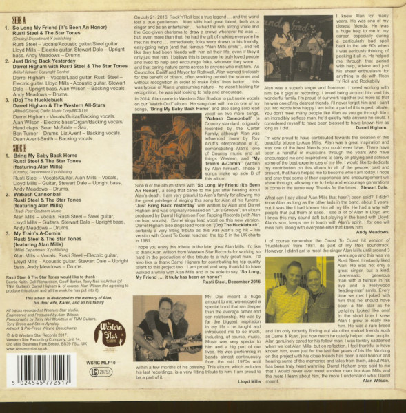 So Long My Friend - Alan Mills - Never Forgotten (LP, 10inch)