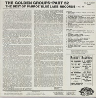 Vorschau: The Golden Groups Vol.52 - Parrot/Blue Lake (LP) Vorschau: The Golden Groups Vol.52 - Parrot/Blue Lake (LP)