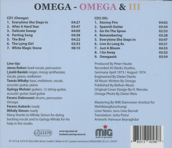 3. Bild von Omega: Omega & III (2-CD)