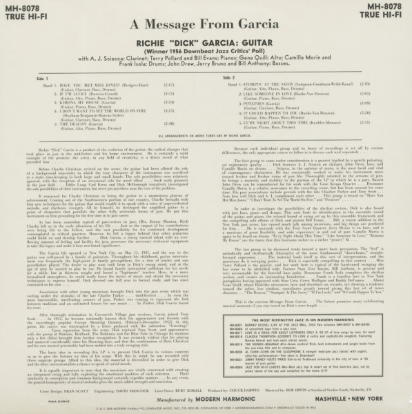 Message From Garica (LP)