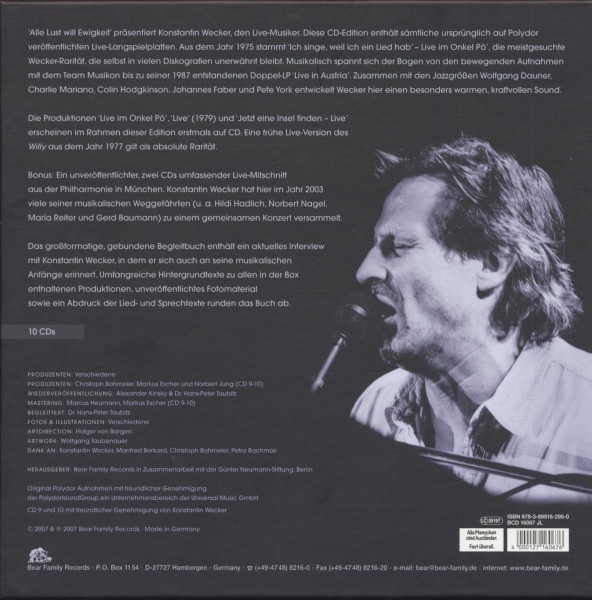 Live-Aufnahmen (10-CD Deluxe Box Set)