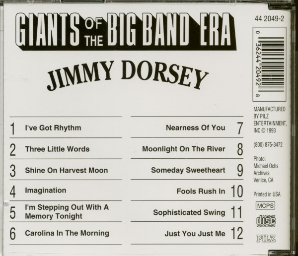 3. Bild von Jimmy Dorsey: Giants of the Big Band Era (CD)