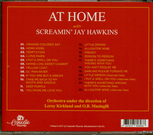 At Home With Screamin' Jay Hawkins...plus (CD)