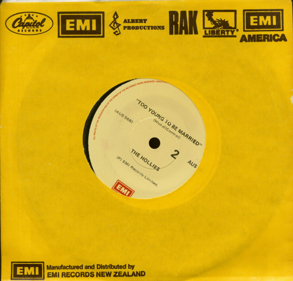 I've Been A Bad Bad Boy - Too Young To Be Married (7inch, 45rpm, SC)