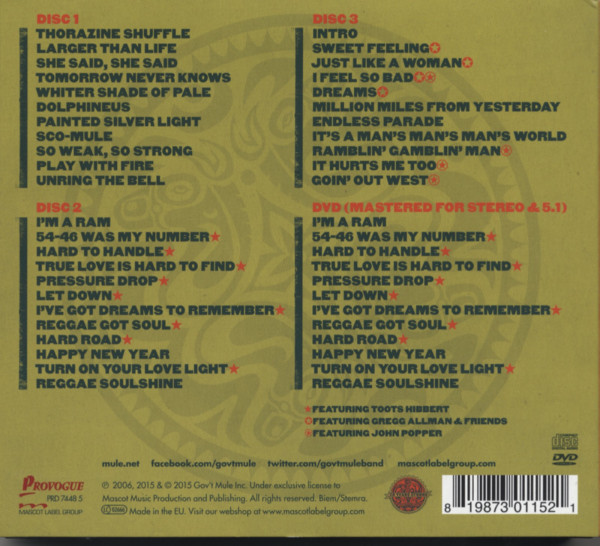 Dub Side Of The Mule (3-CD - 1-DVD)