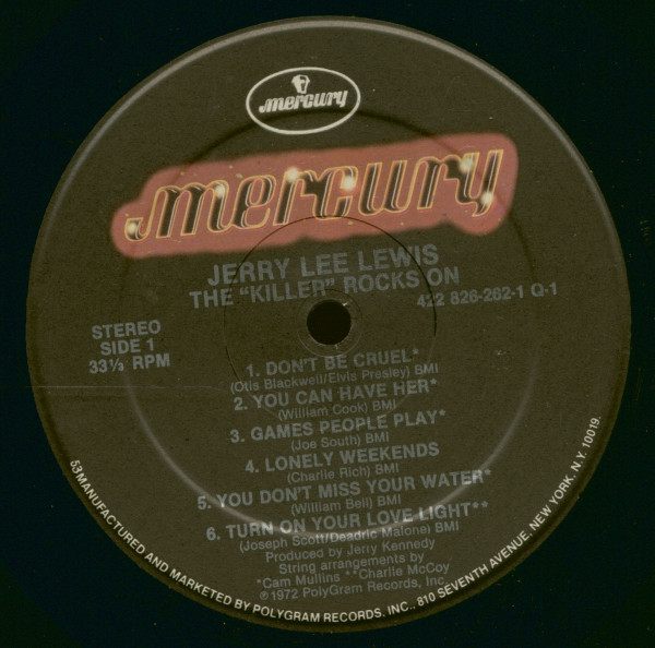 The Killer Rocks On (LP)