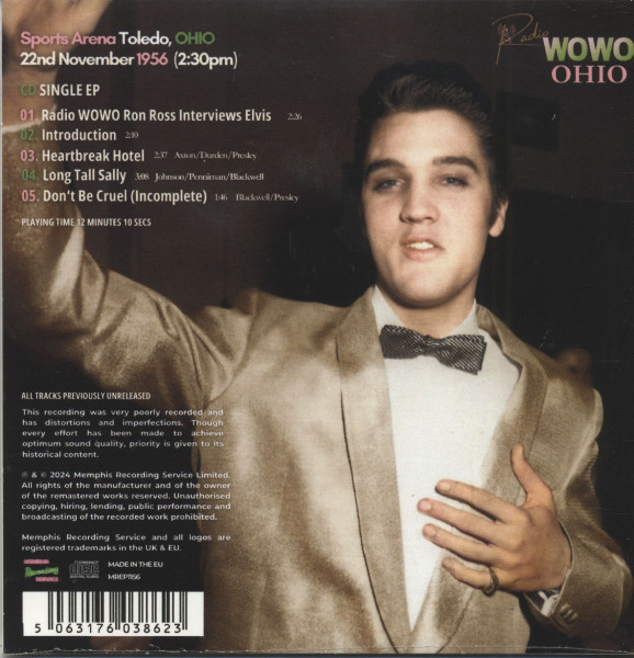 On Fire In Toledo 1956 (CD)