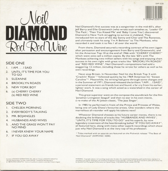 Red, Red Wine (LP)