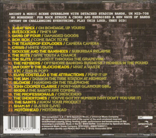 Punk, London - 40 Years Of Subversive Culture (CD)