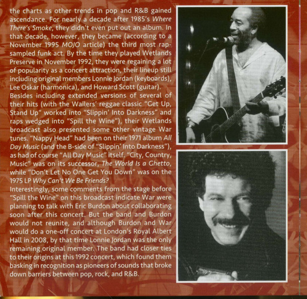 6. Bild von The War: New York November '92 (2-CD)