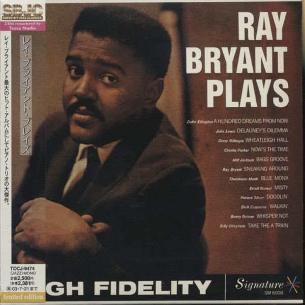 Ray Bryant Plays - Papersleeve 24BIT Limited