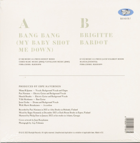 Bang Bang (My Baby Shot Me Down) - Brigitte Bardot (7inch, 45rpm, SC)