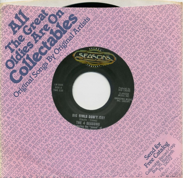 Big Girls Don't Cry - Candy Girl (7inch, 45rpm, BC, CS)