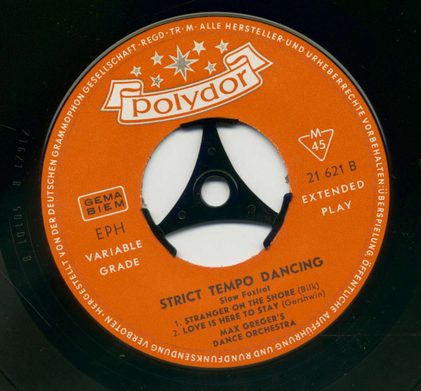 Strict Tempo Dancing- Slow Foxtrot (7inch, 45rpm, EP, PS)
