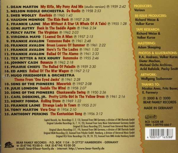 Rio Bravo - Western And Other Movie & TV Themes (CD)