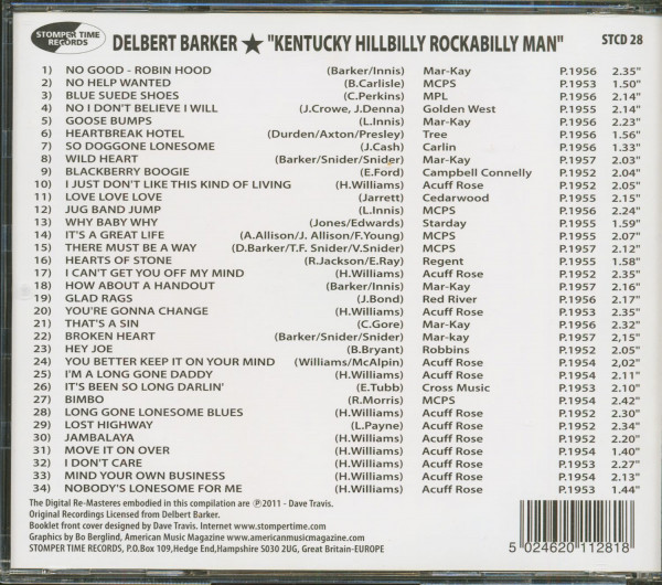 Kentucky Hillbilly Rockabilly Man (CD)