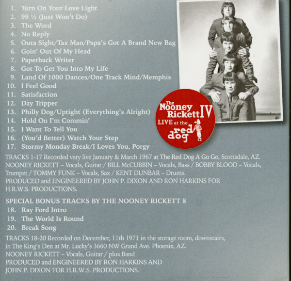 Live At The Red Dog A Go Go (CD)
