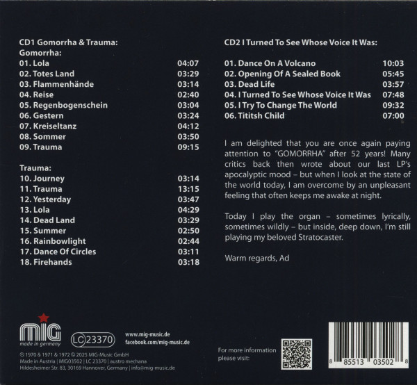 Gomorrha - The Complete Recordings (2-CD)