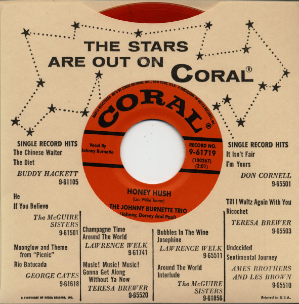 The Train Kept A-Rollin' - Honey Hush (7inch, Company Sleeve)
